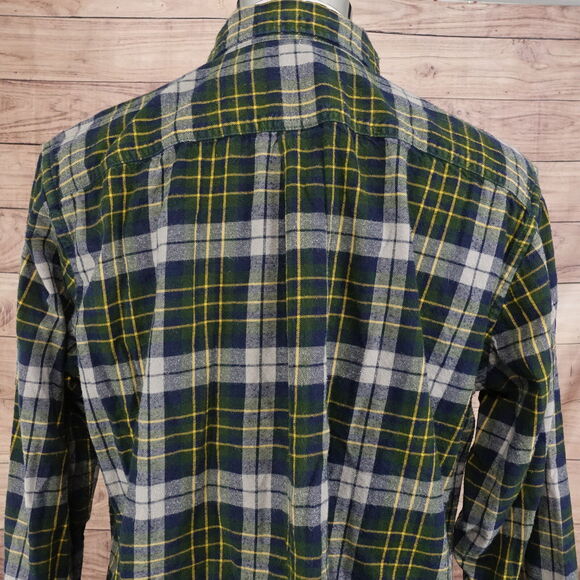 EDDIE BAUER RELAXED FIT PLAID FLANNEL BUTTON DOWN SHIRT MEN SZ L LARGE - Picture 5 of 6
